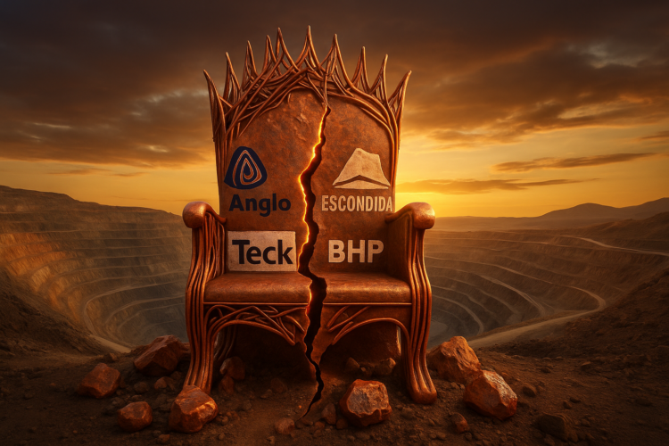 $53B Anglo-Teck Tie-Up Puts Escondida’s Copper Crown at Risk